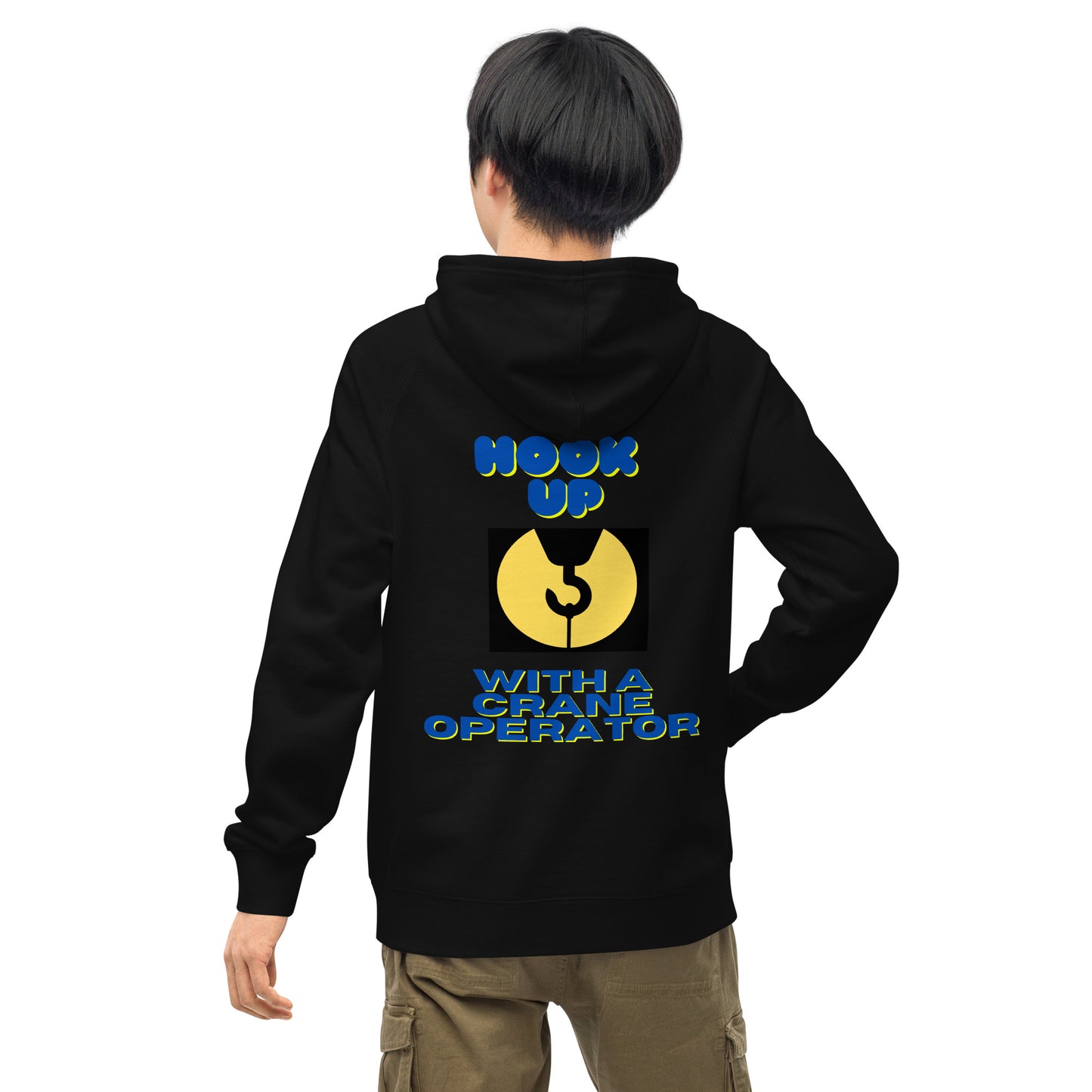 Hook Up logo kangaroo pocket hoodie