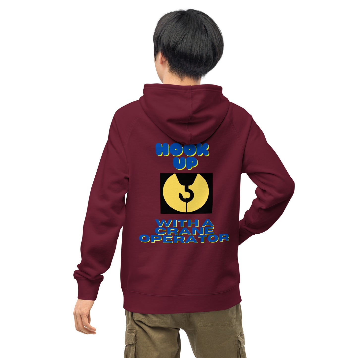 Hook Up logo kangaroo pocket hoodie