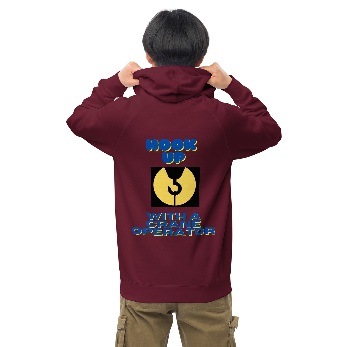 Hook Up logo kangaroo pocket hoodie