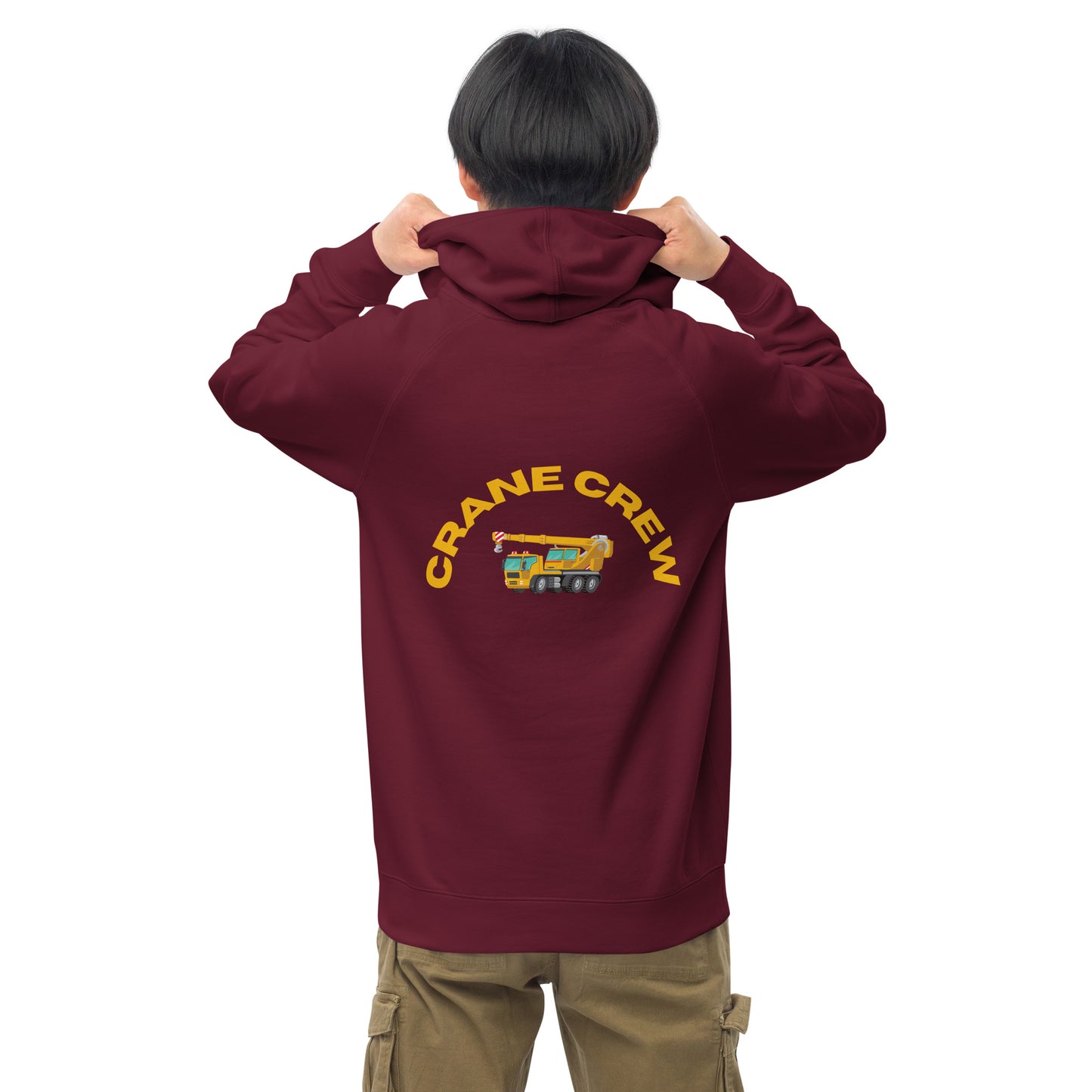 Crane Crew kangaroo pocket hoodie