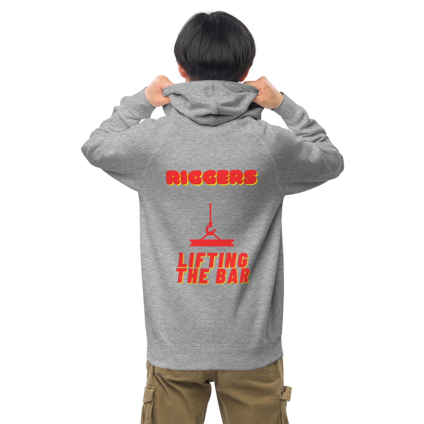 Lifting the bar kangaroo pocket hoodie