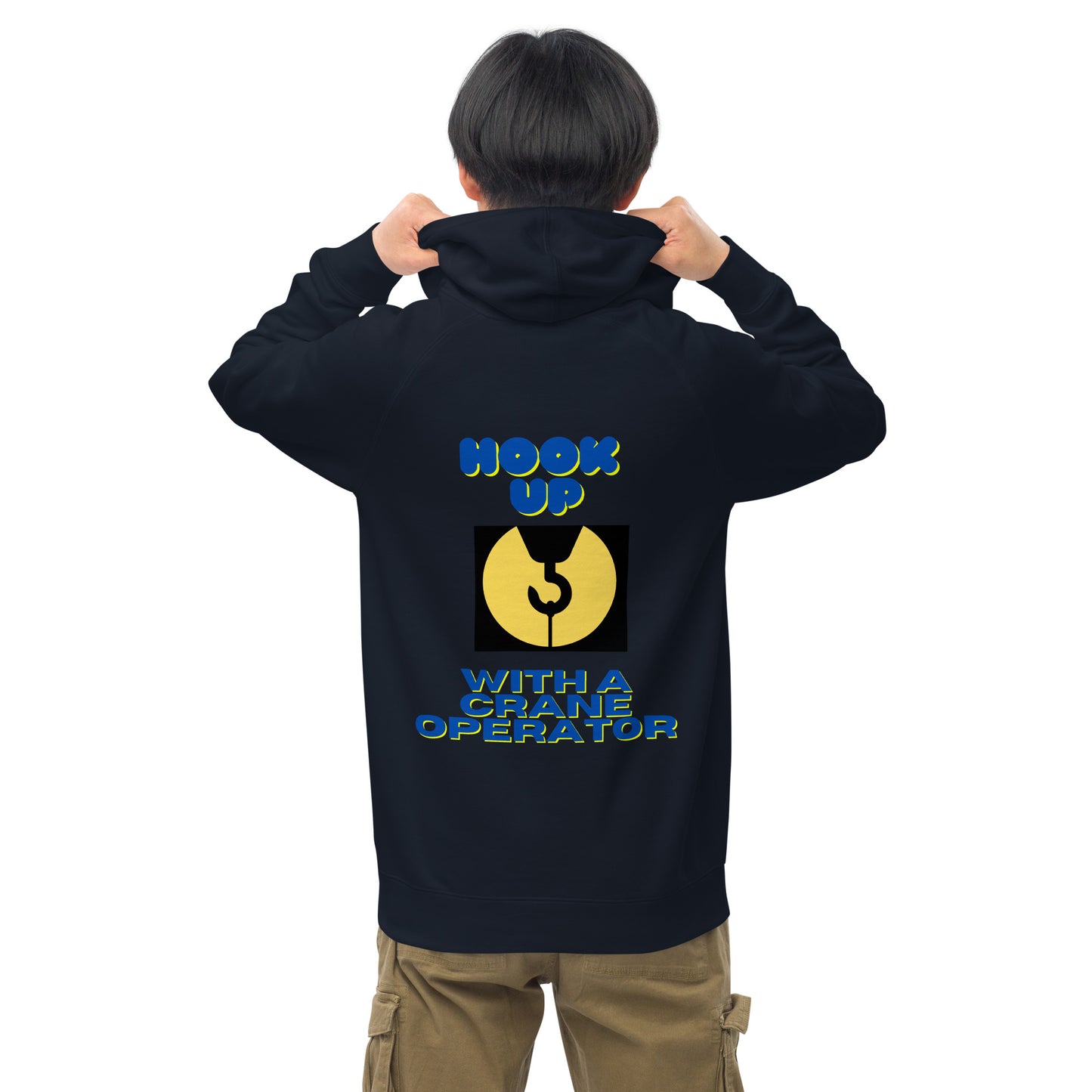 Hook Up logo kangaroo pocket hoodie