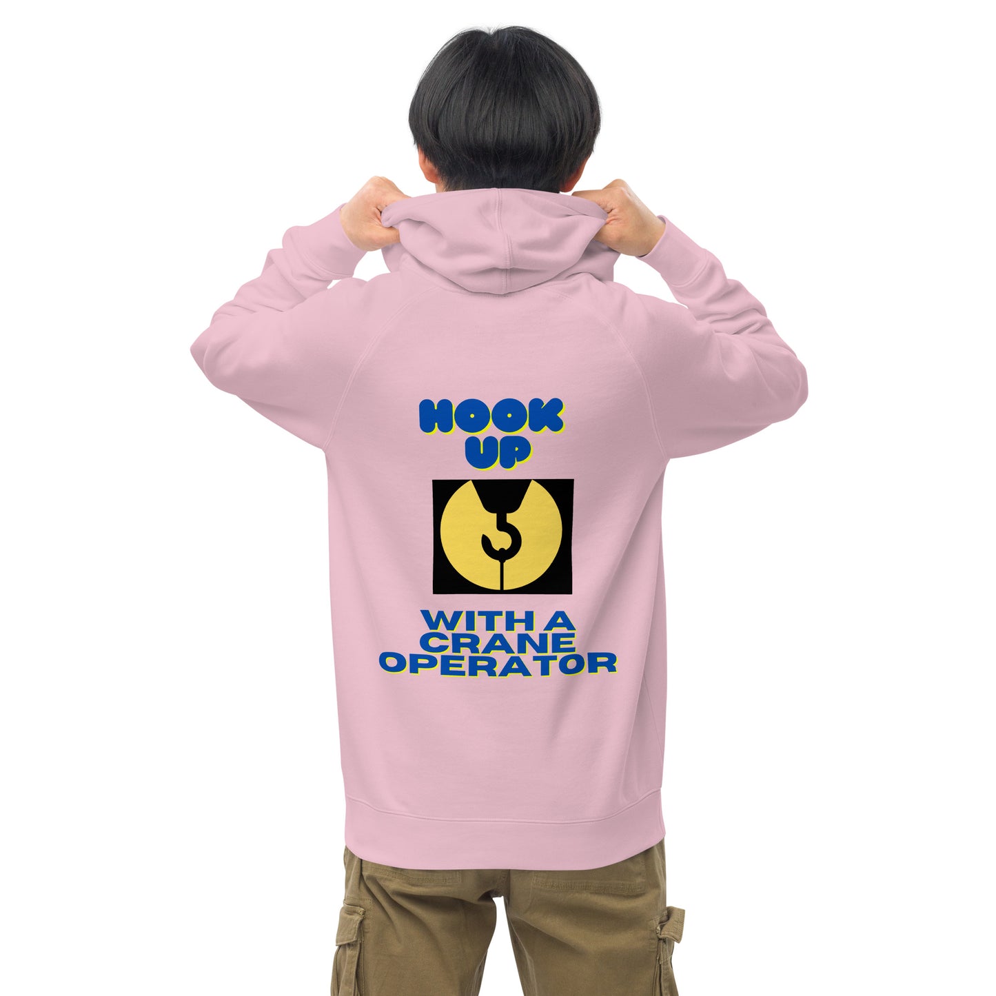 Hook Up logo kangaroo pocket hoodie