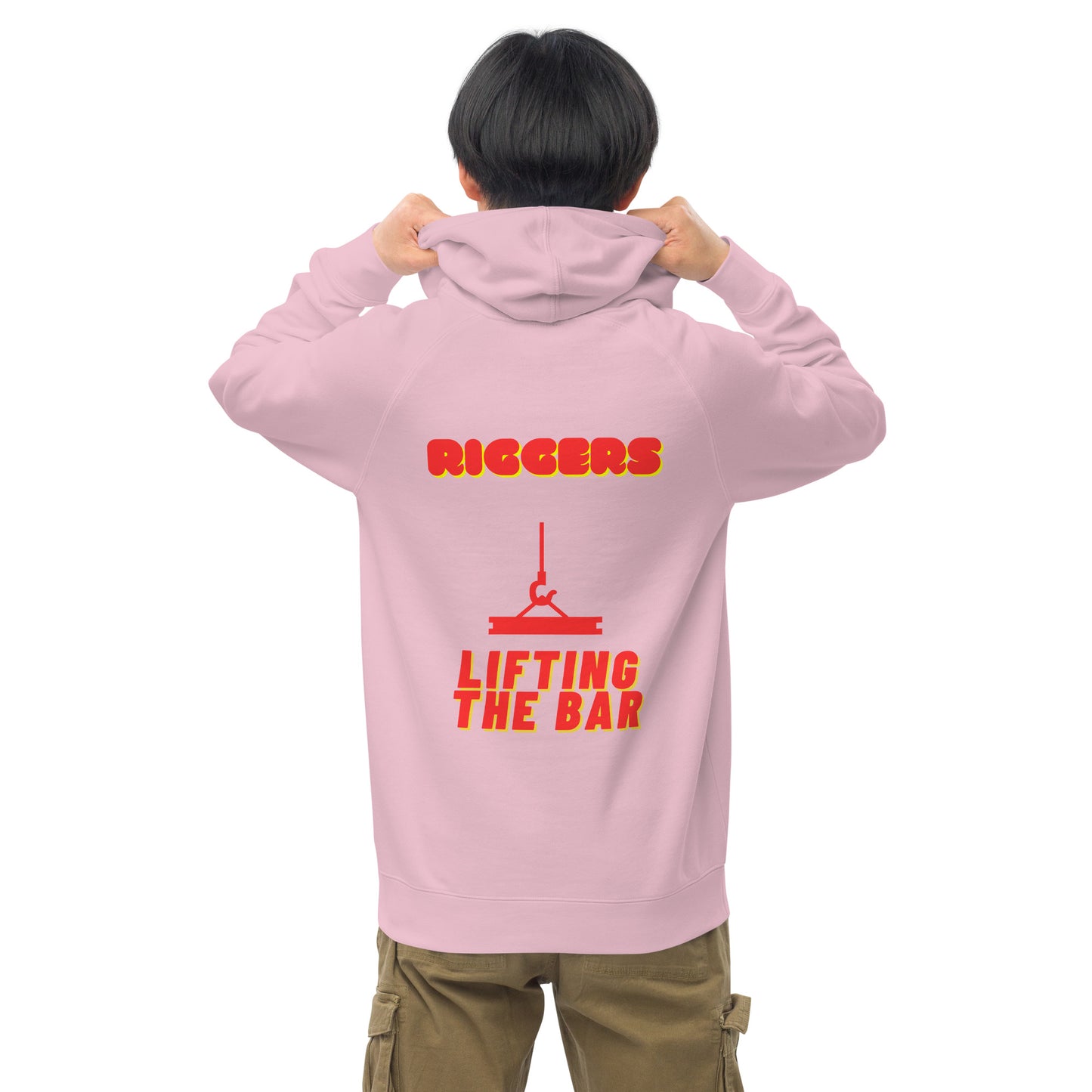 Lifting the bar kangaroo pocket hoodie