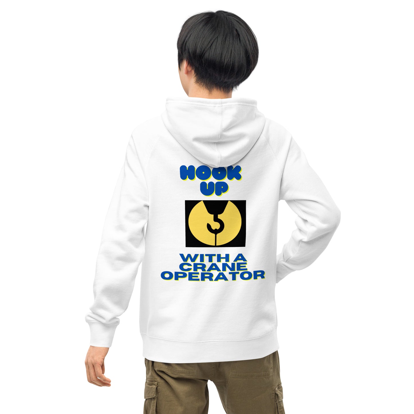 Hook Up logo kangaroo pocket hoodie