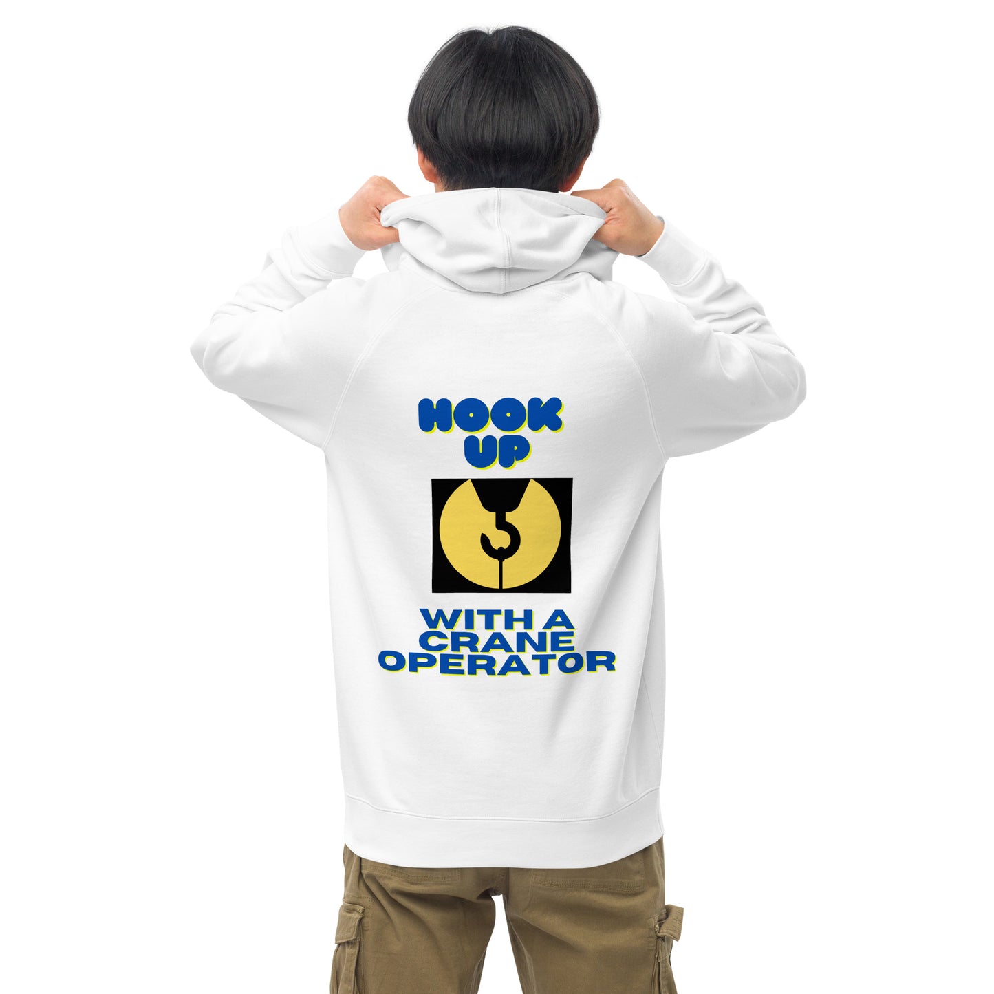 Hook Up logo kangaroo pocket hoodie