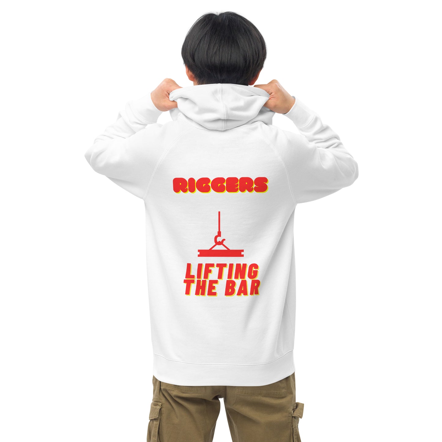 Lifting the bar kangaroo pocket hoodie